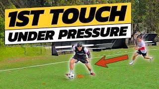 Passing & 1st Touch Drill (ADVANCED) for Soccer ️