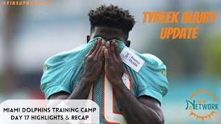 Tyreek Hill Joins Growing List Of Injured Miami Dolphins | Tua Tagovailoa + Brian Flores Reaction