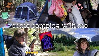 ️ camping vlog | planning meals, reading a thriller I couldn't put down, relaxing, & cooking 