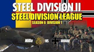 Nilla vs uuuu | Steel Division 2 | League Season 6 | WW2 RTS Competitive 1v1