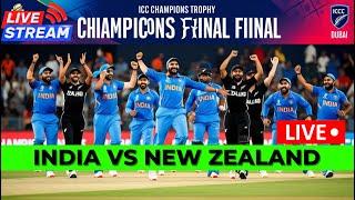 Live India Vs New Zealand Final Champions Trophy Cricket from Dubai | IND Vs NZ Final Live Cricket