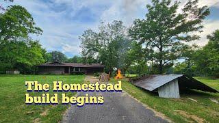 The Tennessee Homestead house rebuild begins