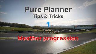 Pure Planner  - Tips & Tricks 1 - Weather progression