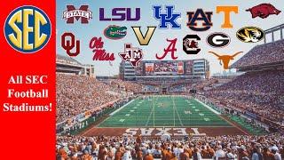 All SEC Football Stadiums! Full Video (Part 1 and Part 2) *repost