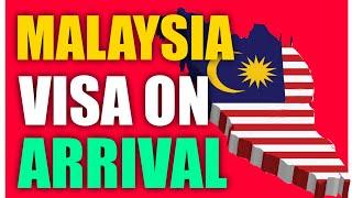 Malaysia VISA On Arrival VOA | Malaysia VISA | VOA Malaysia #bpjeya