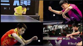 Fang Bo Demonstrates and Imitates the Backhand Flick Techniques of Famous Players