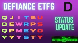 Defiance Income ETFs QQQY, JEPY, IWMY, TRES, SPYT, & USOY Weekly Wrapup (What now!) #defiance #qqqy