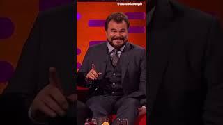 Kevin & Dwayne fixes Jack Black's Tie | Kevin Hart & Dwayne Johnson | @OfficialGrahamNorton| #shorts