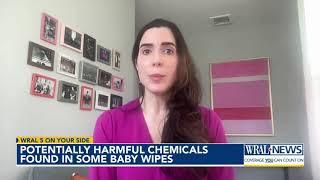 Potentially harmful chemicals found in some baby wipes