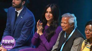 Duchess of Sussex Attends One Young World Summit Opening Ceremony