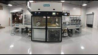 Finishing Cabinet Parts in a Venajakob Spray Machine w/ Dürr Pumps & Guns