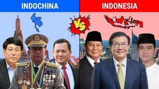 Today's Video Indochina vs Indonesia || Comparison 2025 || Versus Kingdom