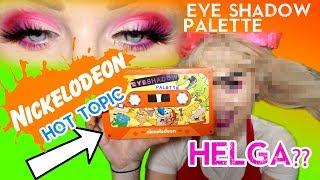 90s NICKELODEON Eyeshadow Palette & Giving myself a UNIBROW