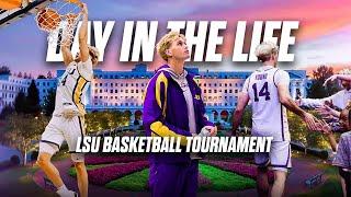 DAY IN THE LIFE OF A D1 ATHLETE CINEMATIC VLOG (LSU BASKETBALL TOURNAMENT)