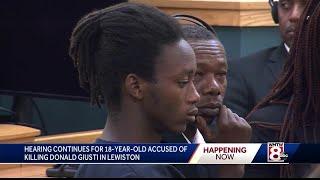 Hearing continues for man charged in deadly Lewiston attack