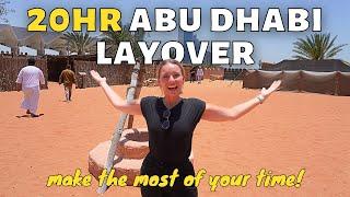 The ULTIMATE One Day Layover in ABU DHABI (plus how to take the bus)