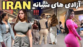 Food Tour and in Iranian Style in North of Tehran | Kebab & Baklava | Nightlife in IRAN