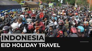 Millions of Indonesians travel in the annual Eid al-Fitr holiday exodus