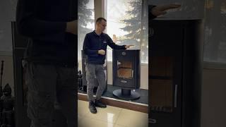 дизайнерский стальной камин на ножке #shorts #сибирь