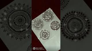 mandala art designs | mandala mehandi designs|henna designs|mailanchi designs| simple designs|easy