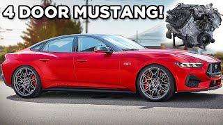 NEW 4 Door Mustang "MACH 4" is INSANE! (Coyote Engine + AWD)