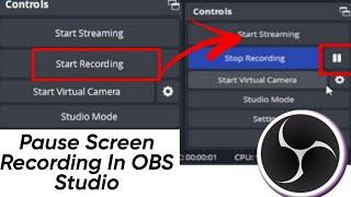 OBS STUDIO PAUSE RECORDING NOT WORKING | PAUSE USING HOTKEYS IN OBS STUDIO | 2023 OBS STUDIO GLITCH