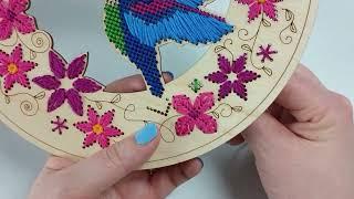 Wood Stitchery: Embroidery Straight Stitch