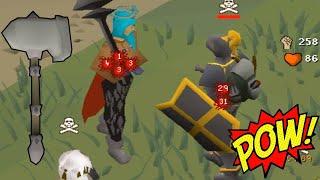 Gmaul Pure PKing With The GRANITE HAMMER And Obby Maul.