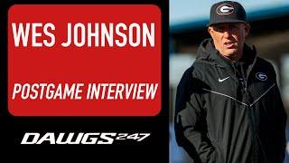 Georgia baseball coach Wes Johnson reacts after Bulldogs sweep Auburn