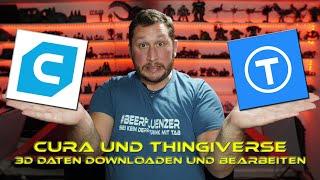 Thingiverse und Cura Tutorial - woher 3D Daten und wie bearbeiten??? - Tab Table and beyond