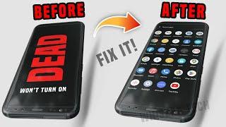 How to fix Samsung Galaxy won’t turn on or charge, black screen / phone won't turn on or charge.