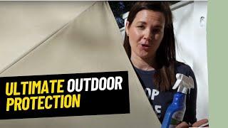 How to Protect Outdoor Fabrics with NeverWet by Rust-Oleum | Catherine Arensberg