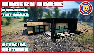 Ark: How To Build A Modern House | Building Tutorial | Official Settings