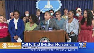 Property owners call for end to LA's eviction moratorium