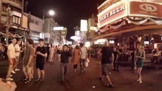 360 video: Khao San Road - Nightlife, Bangkok, Thailand