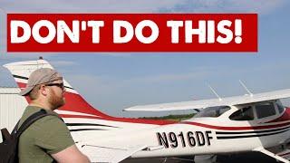 DON'T DO THIS On Your First Solo Flight!