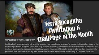 Terra Incognita as Portugal Civ 6 Challenge of the Month #2