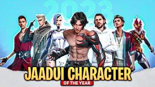 FREE FIRE - BEST CHARACTER OF THE YEAR 2023|| BEST ACTIVE CHARACTER IN FREE FIRE