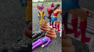 Spiderman,Wonder Woman vs Venom , Joker | No or Yepp | Marvel Toys