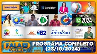 Assista ao 'Fala Mais Online' desta quarta-feira (23/10/2024)