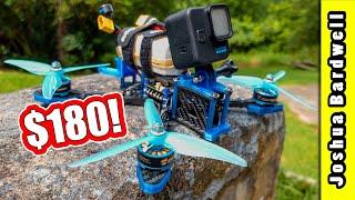 Insanely cheap 5" FPV quadcopter! DARWIN240 JOHNNY5 REVIEW