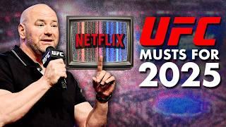 10 Things the UFC Should Do in 2025