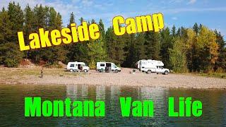 Lakeside Camp Montana Van Life