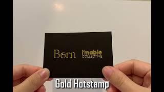 Gold Hot Stamp Showcase!