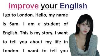 I go to London | Learn English Through Story Level 1 | Graded Reader | Improve Your English
