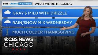 Mild day on Monday before temperature drop in Chicago