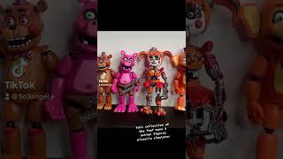 FULL COLLECTION OF THE FNAF WAVE 4 ACTION FIGURES PIZZERIA SIMULATION!!