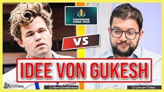 Magnus Carlsen wiederholt die Idee von Gukesh