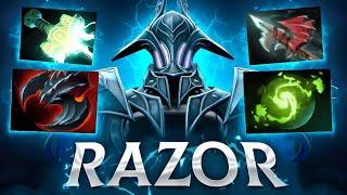 ТОП 1 РАЗОР против ТОП 1 МИРА | 30 LVL RAZOR vs SATANIC Dota 2
