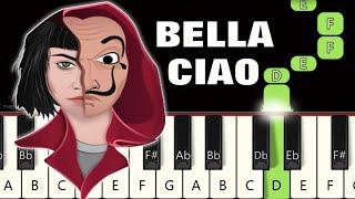 Bella Ciao Song   | Money Heist | Piano Tutorial | Piano Notes | Piano Online #pianotimepass